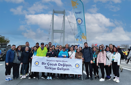 46. İstanbul Maratonu’nda Adımlarımızı TEGV Çocukları için Attık! içerik görseli.